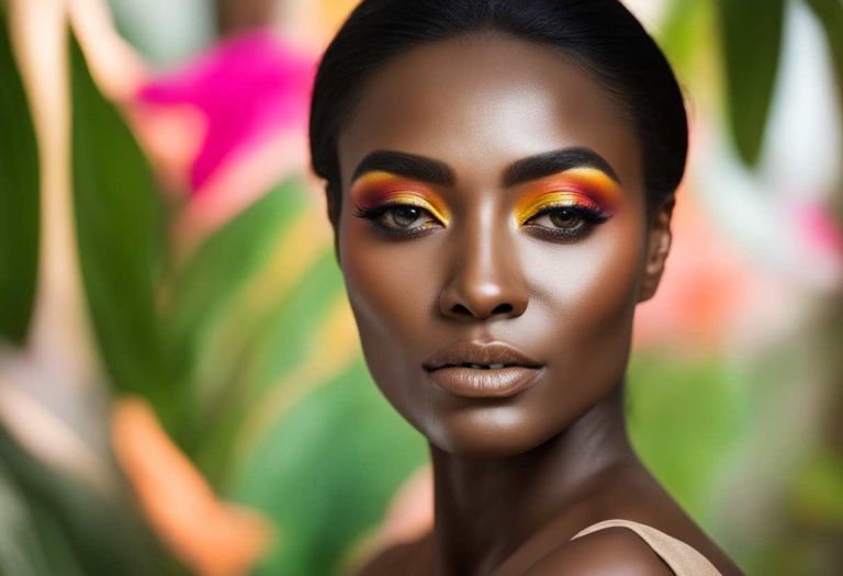 Maquillage pour peau noire