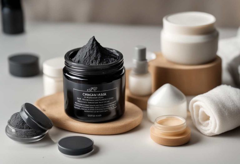 Masque visage au charbon