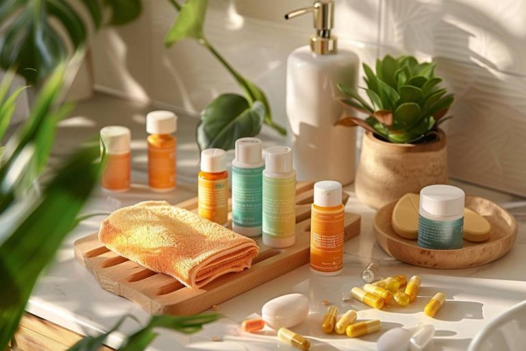 Compléments alimentaires pour la peau et les cheveux