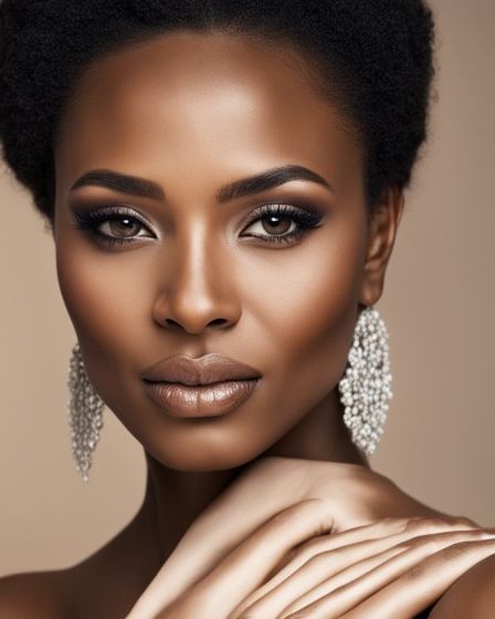 Maquillage peau ébène