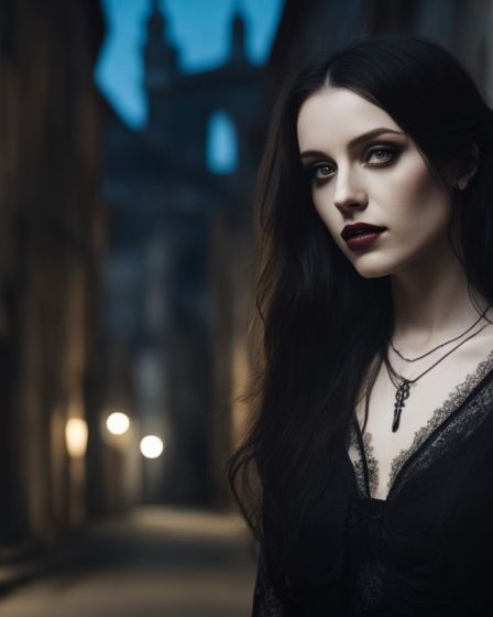 Style gothique femme simple