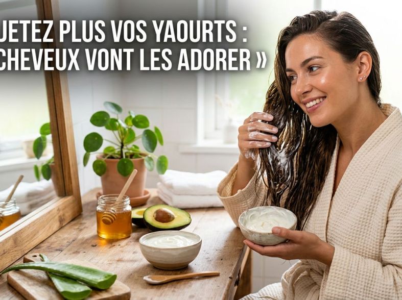 Masque cheveux au yaourt périmé recettes anti-gaspi