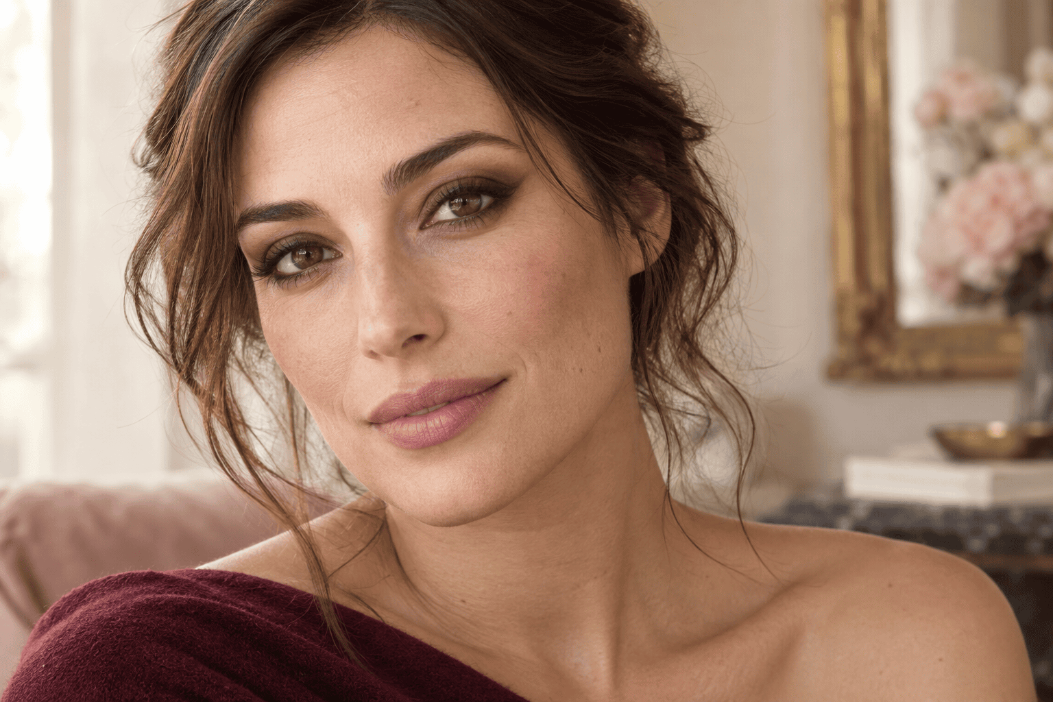 Trait sombre estompé sur le contour externe des yeux